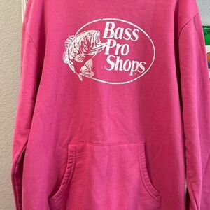 Bass pro- PINK hoodie youth XL